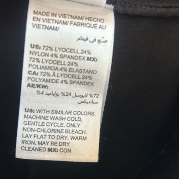 Chico's black pull on style wide leg pants Sz 3R (16-18) - Picture 4 of 6